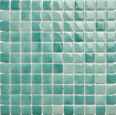Recycled Glass Tiles, suitable works great for swimming pools | Light green