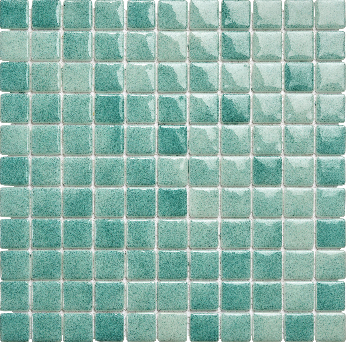 Recycled Glass Tiles, suitable works great for swimming pools | Light green